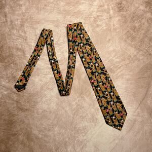 Scooby Doo Vintage 90s Cartoon Network Graphic Print Neck Tie Hanna-Barbara 1998